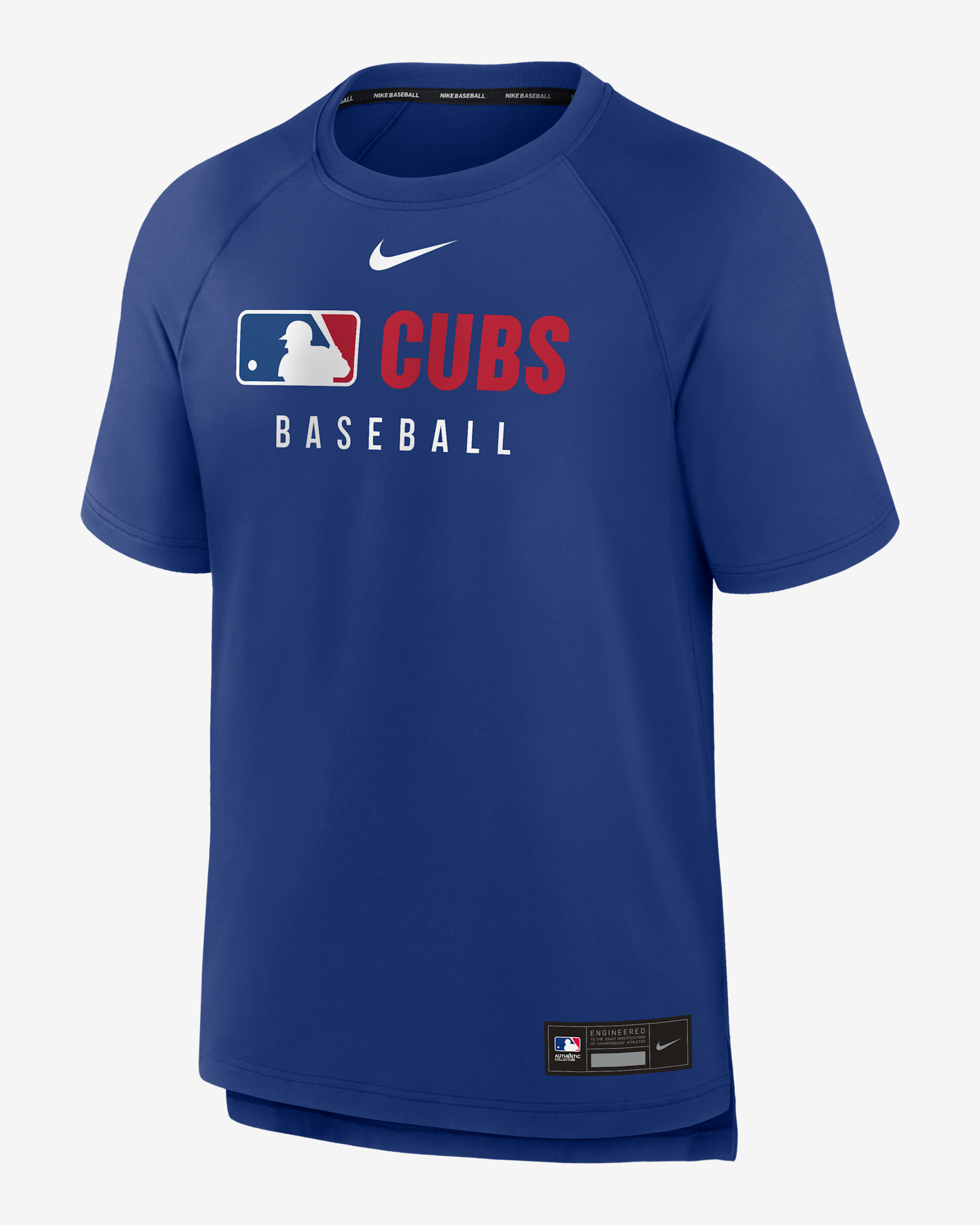 ナイキ メンズ Tシャツ Chicago Cubs Nike Authentic Collection Team Performance T-Shirt 半袖  Chicago Cubs Authentic Collection Pregame Men's Nike Dri-FIT MLB T